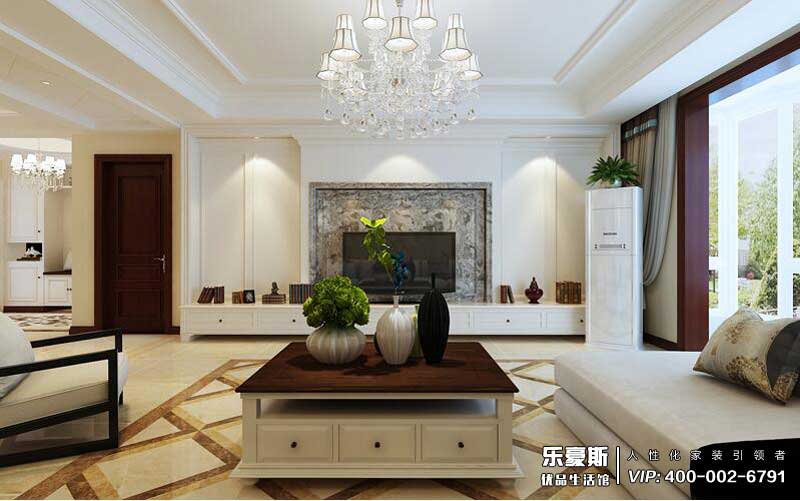 石家莊萬信花園220平米現代簡約風格裝修效果圖