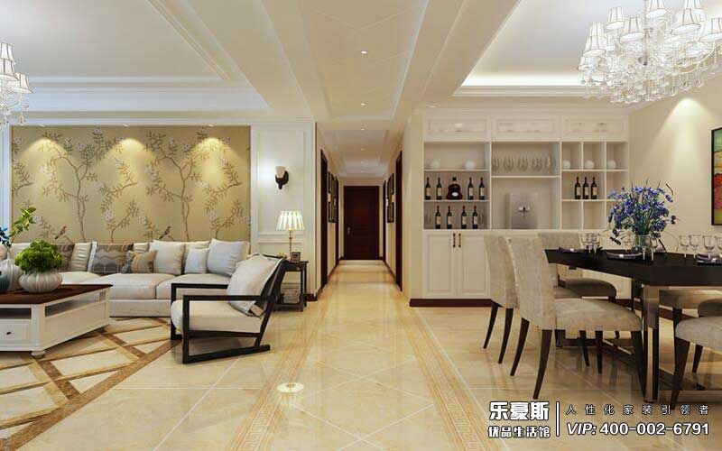 石家莊萬信花園220平米現代簡約風格裝修效果圖