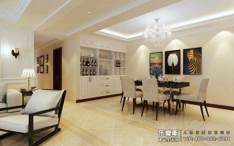 石家莊萬信花園220平米現代簡約風格裝修效果圖