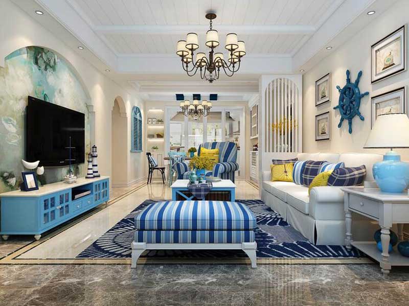 地中海風(fēng)格別墅裝修效果圖