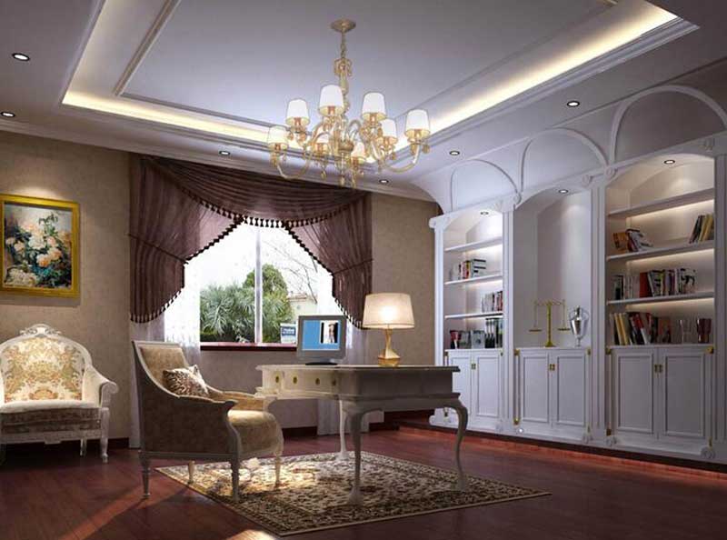 書房別墅裝修效果圖