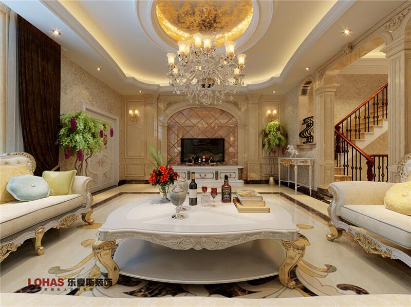 紅石原著500平米歐式風(fēng)格裝修效果圖