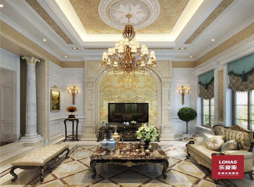 西山一號歐式風(fēng)格別墅裝修效果圖