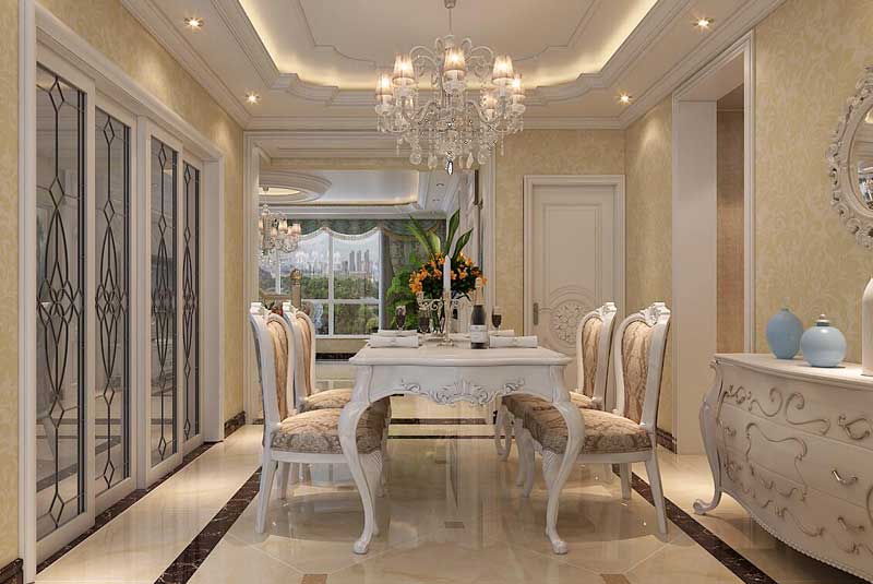 130平米三室兩廳歐式風(fēng)格