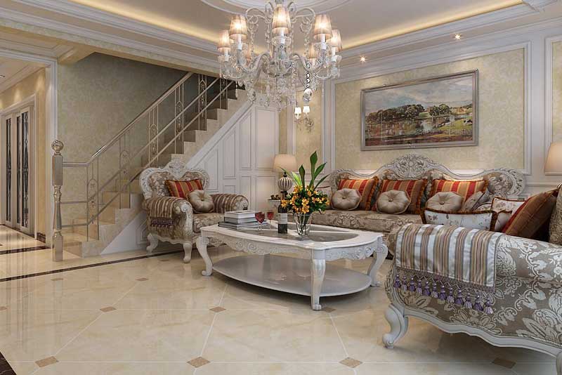 130平米三室兩廳歐式風(fēng)格