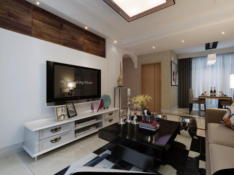 簡約電視墻裝修效果圖