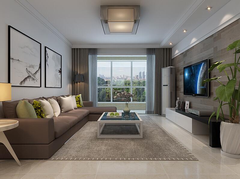 簡約電視墻裝修效果圖