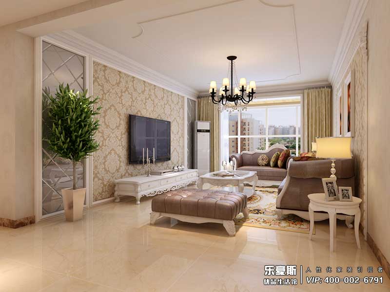 正定天山熙湖簡(jiǎn)歐風(fēng)格裝修效果圖