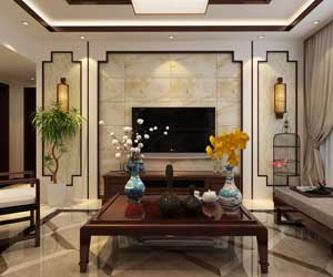 天山世界之門U米公園新中式風(fēng)格裝修設(shè)計(jì)