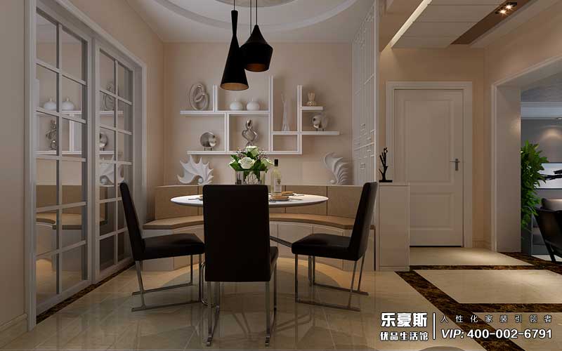 水榭花都160平米現(xiàn)代風(fēng)格裝修效果圖