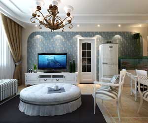 石家莊藍(lán)山國(guó)際裝修，小清新的田園風(fēng)