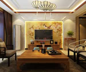 星湖國際花園中式風格裝修