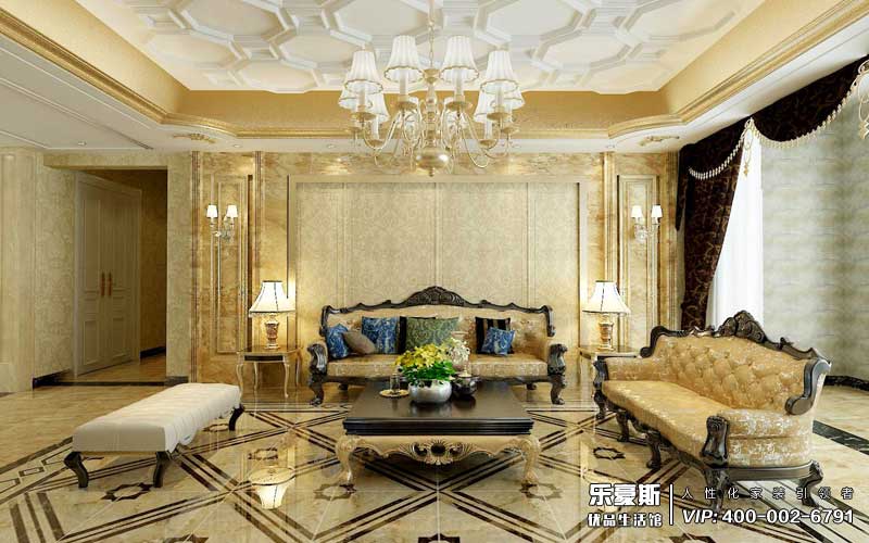 星河盛世350平米法式風(fēng)格裝修效果圖