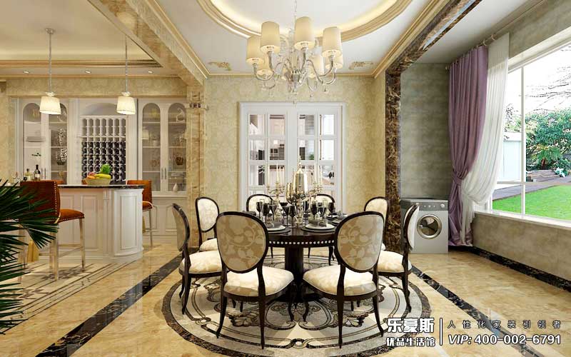 星河盛世350平米法式風(fēng)格裝修效果圖