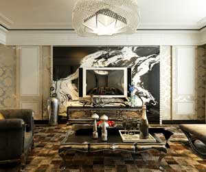 天下錦城300平米裝修，簡歐風(fēng)格的細(xì)膩與大氣