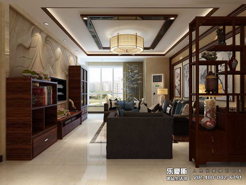 林蔭大院新中式風(fēng)格裝修