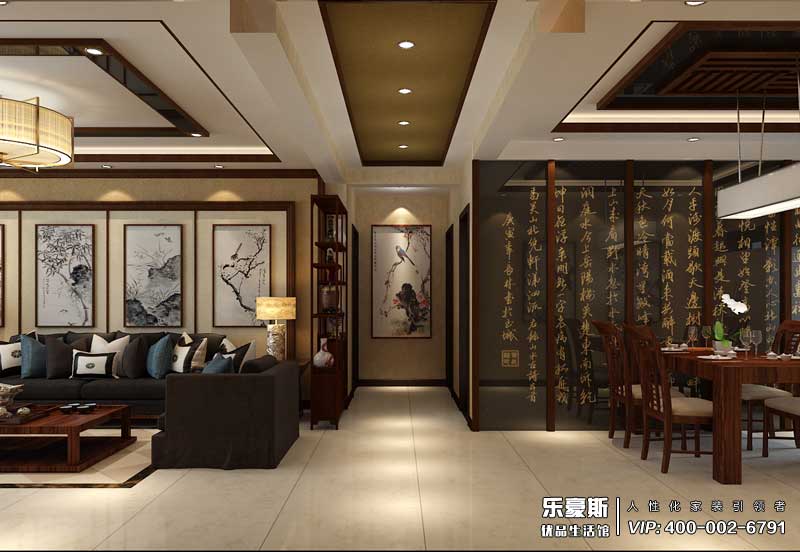 林蔭大院新中式風(fēng)格裝修