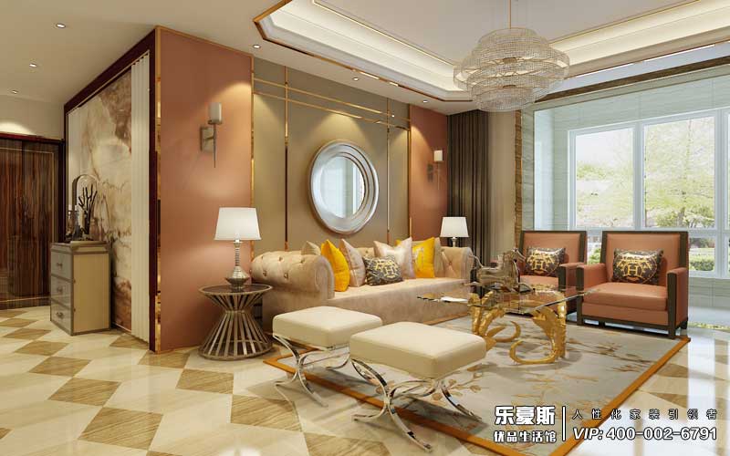 星湖國(guó)際花園后奢風(fēng)格餐廳裝修效果圖