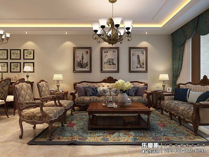 盛紫中央公園美式風(fēng)格裝修設(shè)計