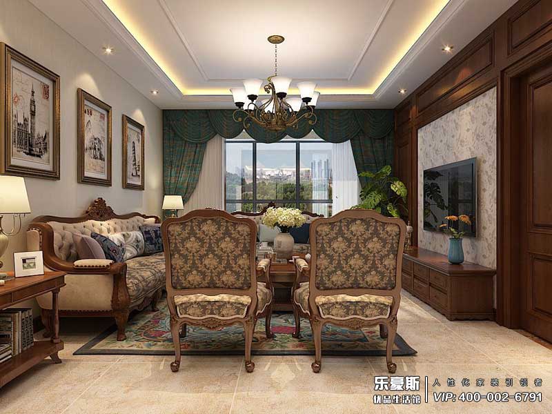 恒潤時(shí)代廣場美式風(fēng)格裝修