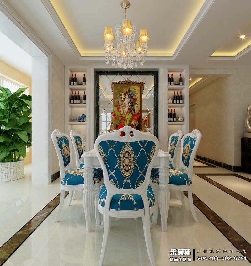 天山國(guó)賓一號(hào)簡(jiǎn)歐風(fēng)格裝修效果圖