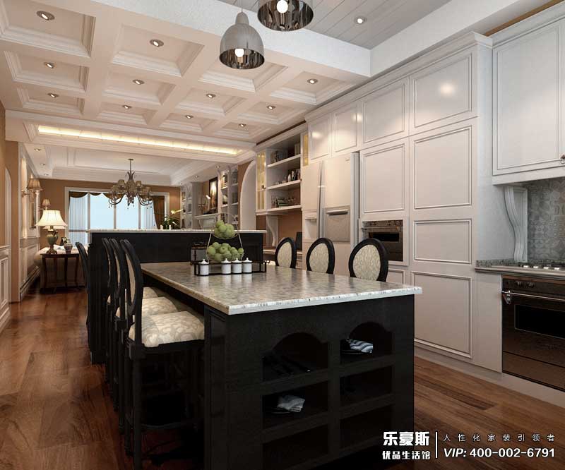 東勝紫御府美式風格裝修效果圖