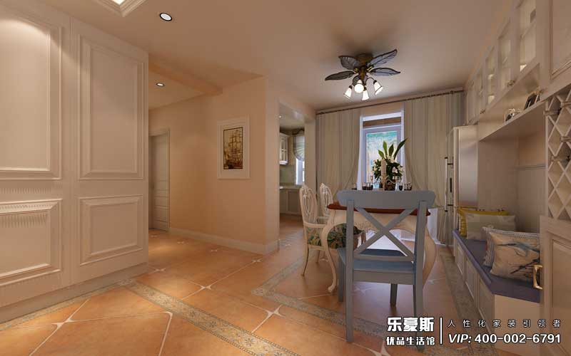 林蔭大院美式風(fēng)格裝修效果圖