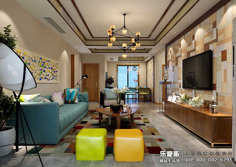 國仕山新中式風格裝修效果圖