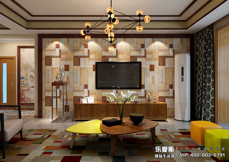 國仕山新中式風格裝修效果圖