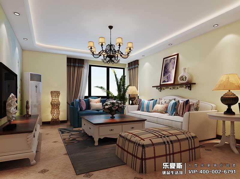 石家莊世紀(jì)公館地中海風(fēng)格裝修設(shè)計(jì)