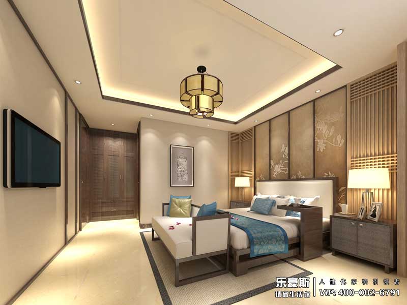 盛世御城新中式風(fēng)格裝修效果圖