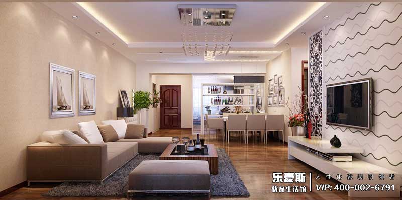 藍(lán)山國(guó)際混搭風(fēng)格裝修效果圖