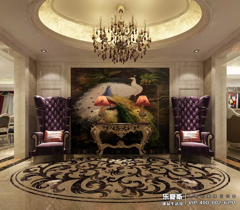 恒大華府320平米新古典風(fēng)格裝修效果圖