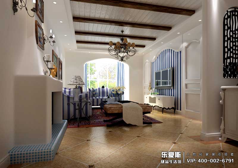 天山壹方中心地中海風(fēng)格裝修效果圖