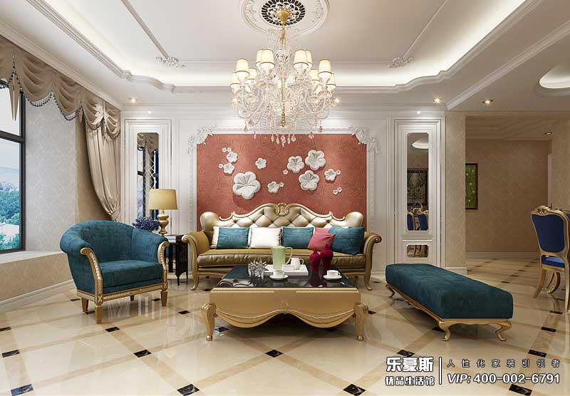 東勝紫御公園廣場法式風(fēng)格裝修效果圖