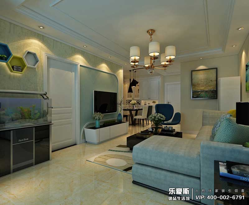 九龍灣現(xiàn)代簡(jiǎn)約風(fēng)格裝修效果圖