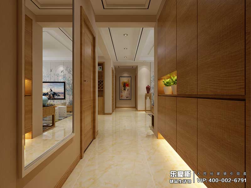 玫瑰灣新中式風(fēng)格裝修效果圖