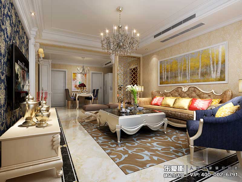 石家莊陽(yáng)光里歐式風(fēng)格裝修效果圖