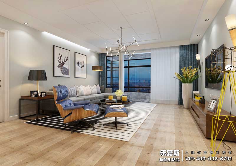 藍山國際北歐風格裝修效果圖