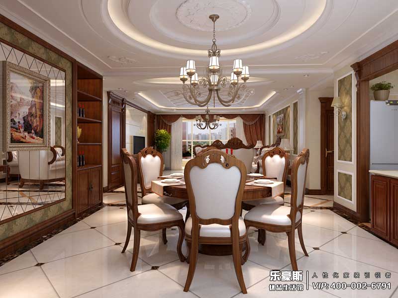 盛邦218平米美式風格別墅裝修效果圖