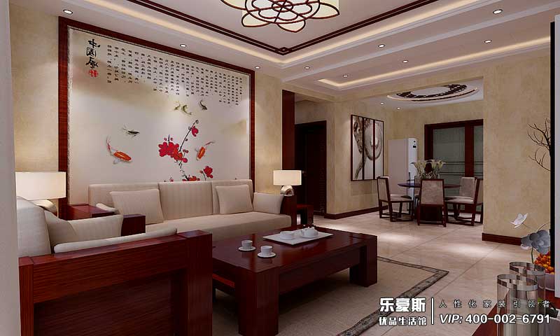 鉑宮時代中式風(fēng)格裝修效果圖