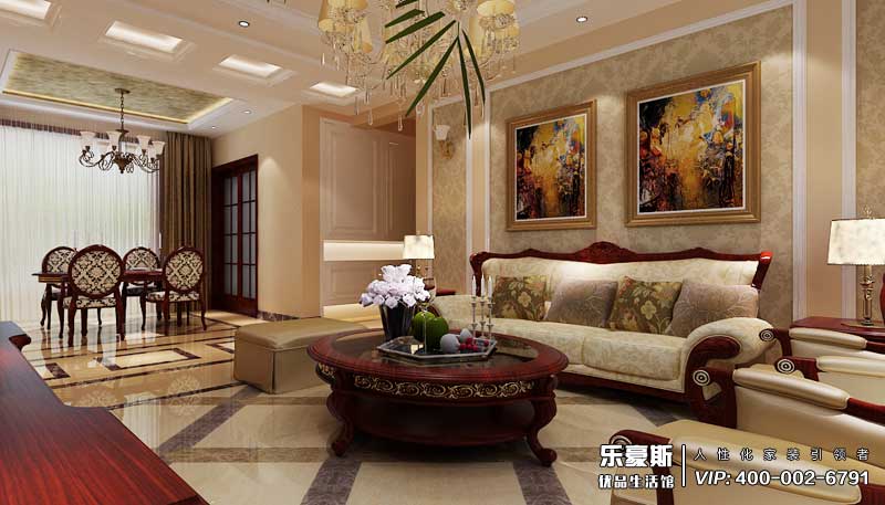 盛邦三期歐式風(fēng)格裝修效果圖