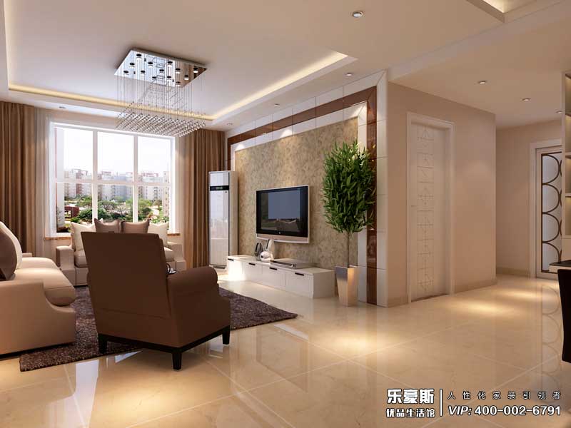 御河上院120平米現(xiàn)代風(fēng)格裝修效果圖