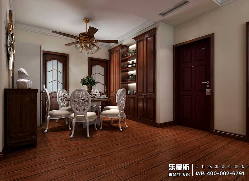 恒潤時(shí)代廣場美式風(fēng)格裝修效果圖