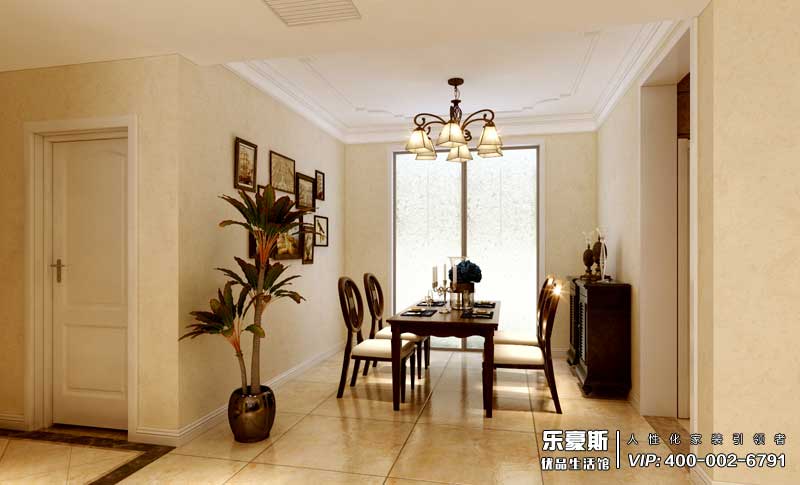 赫石府三室兩廳美式簡約風(fēng)格裝修效果圖