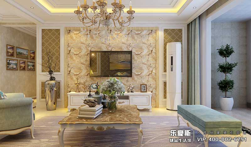 天山熙湖歐式風(fēng)格裝修效果圖