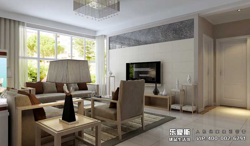 雍雅錦江花苑北歐風(fēng)格裝修效果圖