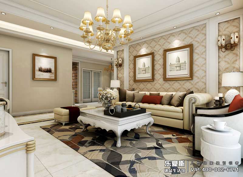 林蔭大院簡(jiǎn)歐風(fēng)格裝修效果圖