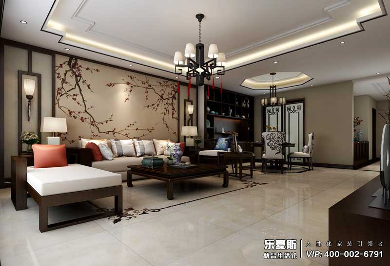 中儲七星公館新中式風格裝修效果圖