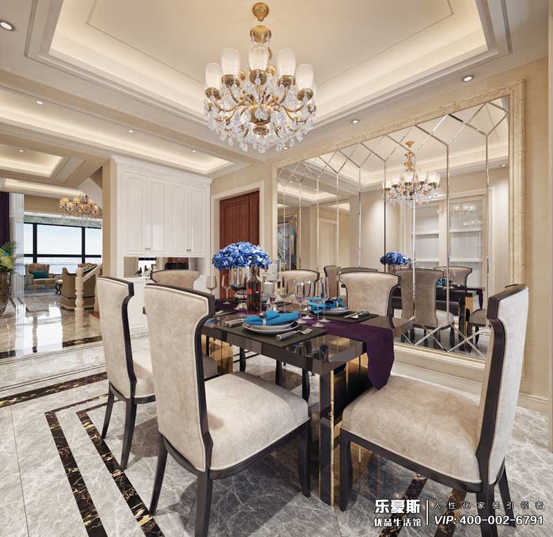 北城國際300平米歐式風(fēng)格別墅裝修效果圖